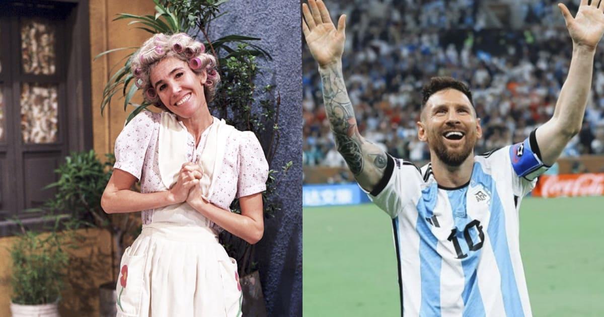 La intérprete de Doña Florinda felicita a Messi