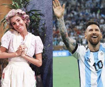 La intérprete de Doña Florinda felicita a Messi