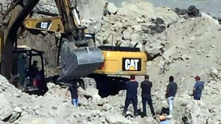 Derrumbe en mina de Guerrero dejó dos trabajadores atrapados