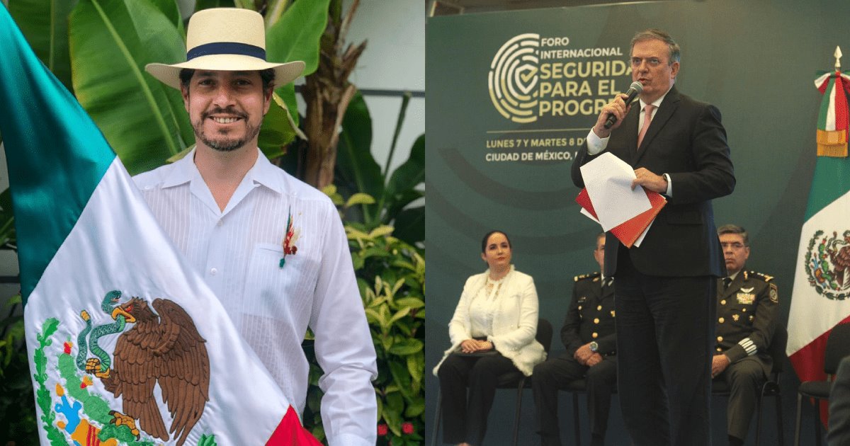 El canciller Marcelo Ebrard reacciona a expulsión de embajador en Perú