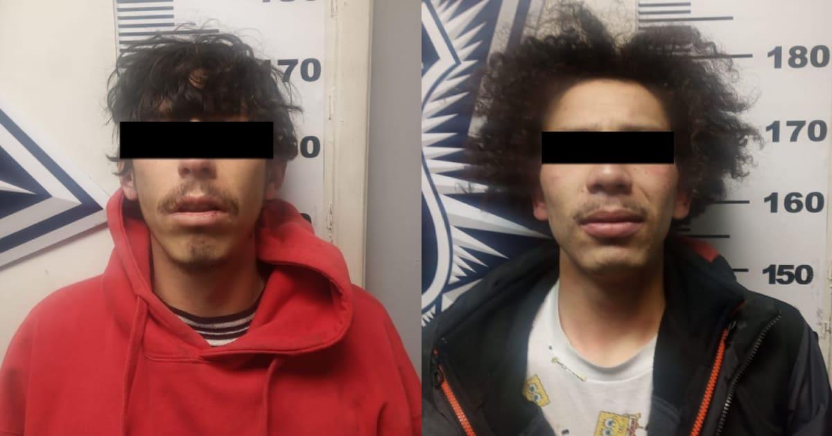 Dos jóvenes golpean a elementos policiacos; sufrían delirio de persecución