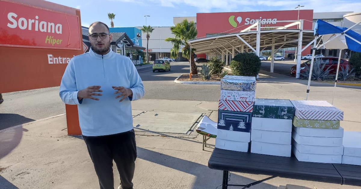 Taller de Santa ofrece envolturas de regalo al aire libre