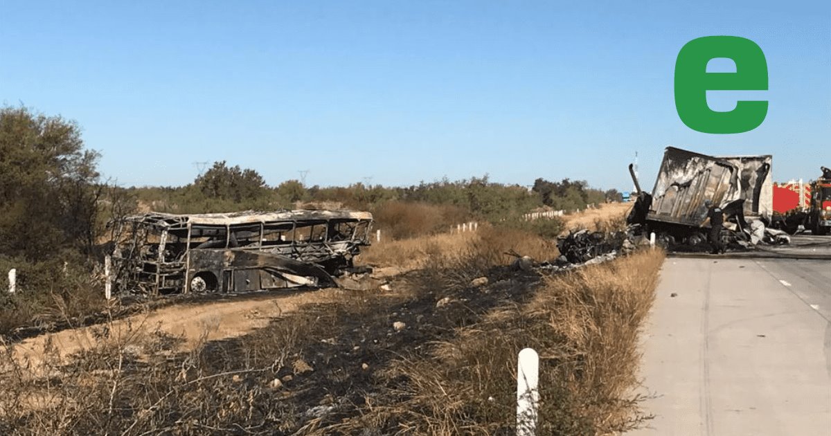 Choque en la carretera Hermosillo-Guaymas deja 12 pasajeros lesionados