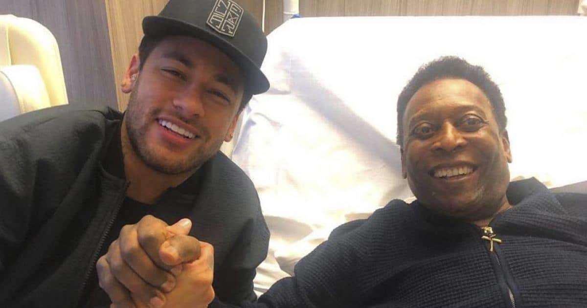 Neymar recoge premio en nombre de Pelé