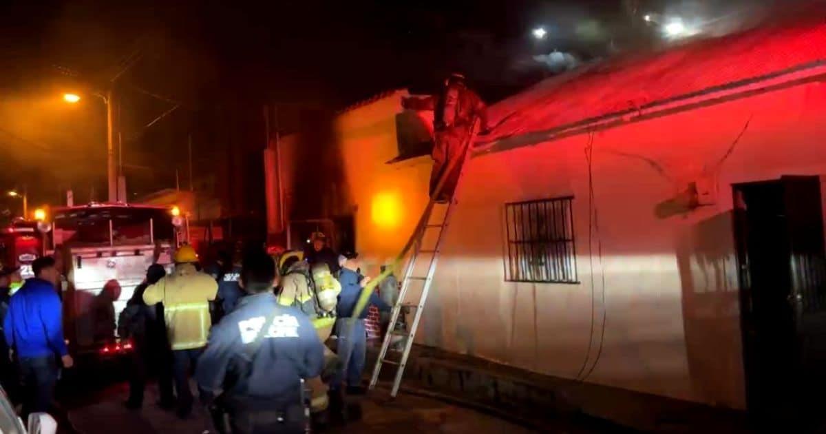 Hombre pierde la vida en incendio sobre colonia Del Rosario