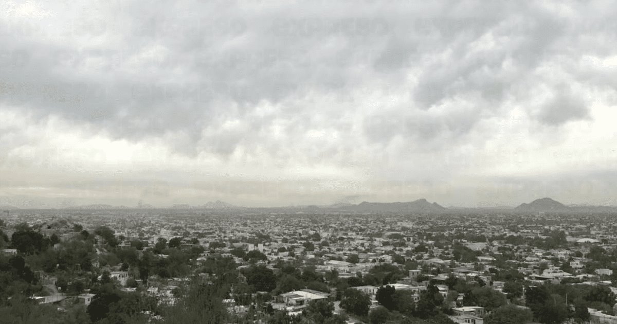 ¿Lloverá hoy en Hermosillo? Nubes grises acechan la capital sonorense