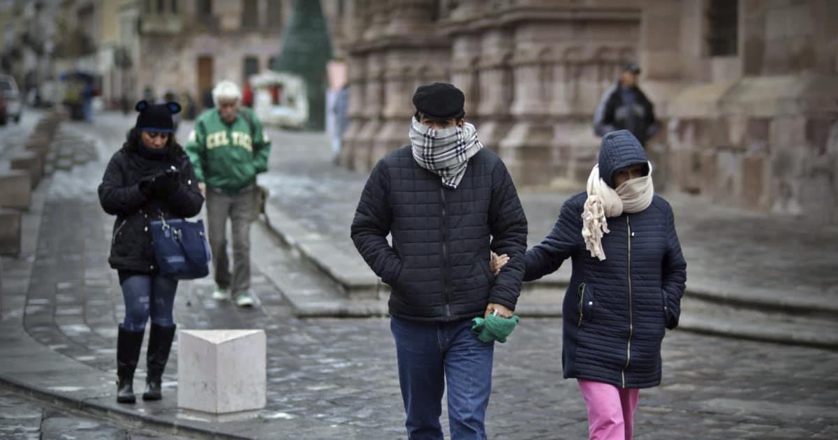 ¿De donde viene el frente frío número 20?