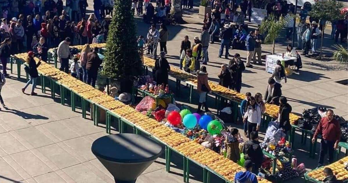 Más de 20 años haciendo la Rosca de Reyes más grande de Nogales