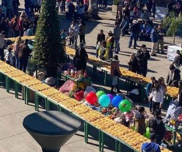 Más de 20 años haciendo la Rosca de Reyes más grande de Nogales
