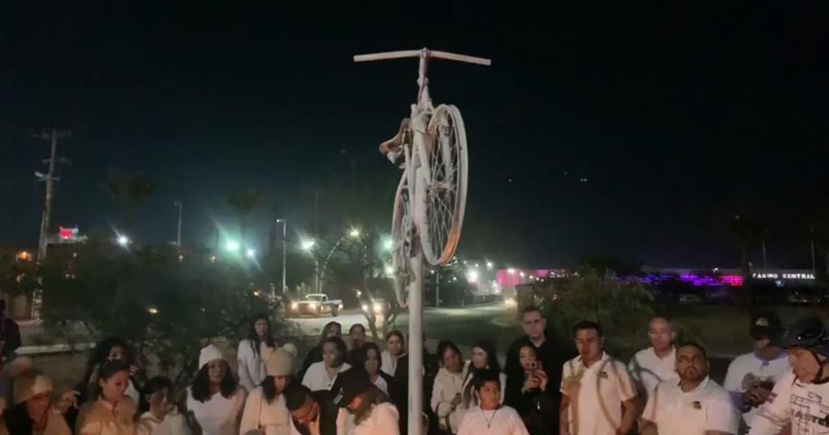 Ciclistas hermosillenses rinden homenaje a Francisco Pacheco