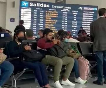 Hechos en Culiacán provocan demoras y cancelaciones en vuelos