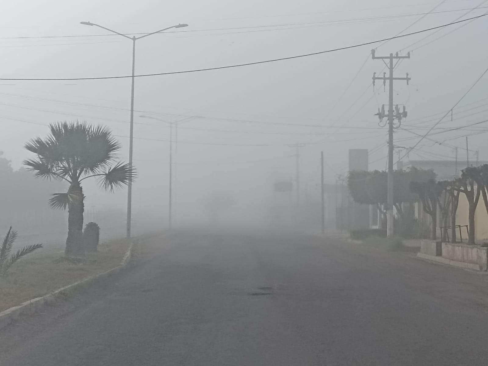 Sorprende capa de neblina a navojoenses esta mañana