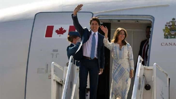 Trudeau llega a México para gira de trabajo