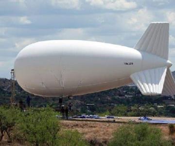 Patrulla Fronteriza retira dirigible en Nogales