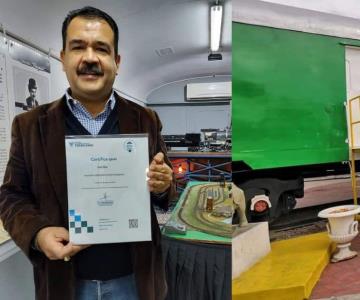 Museo Ferrocarrilero de Empalme es certificado como museo positivo