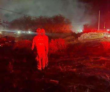 Incendio en yunke de la carretera a Nogales deja daños materiales