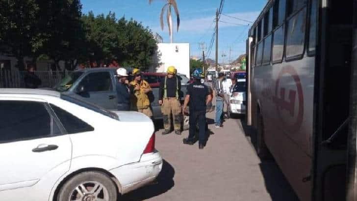 Choque de camión urbano deja 7 mujeres lesionadas en Guaymas