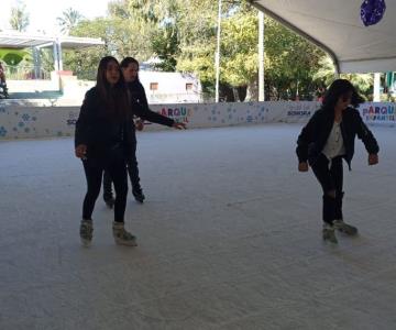 Pista de hielo en Parque Infantil cierra con gran éxito en Hermosillo