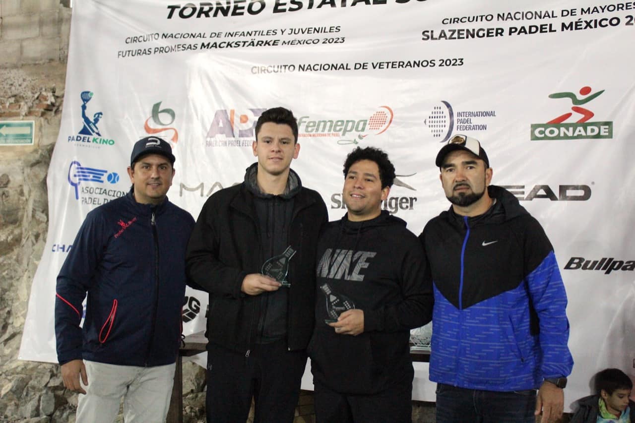 Brillaron en el primer estatal de pádel