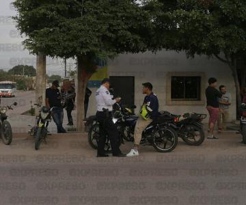 Realizan operativo sorpresa contra motocicletas en Navojoa