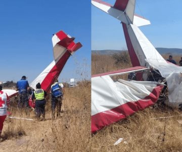 Desplome de avioneta deja dos muertos; un adolescente incluido