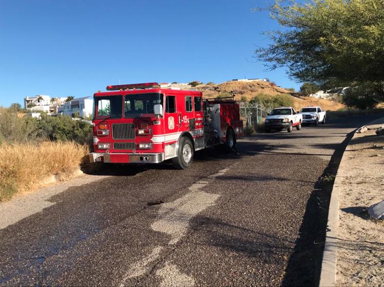 Incendio afecta más de 50 metros cuadrados en predio al norte de Hermosillo