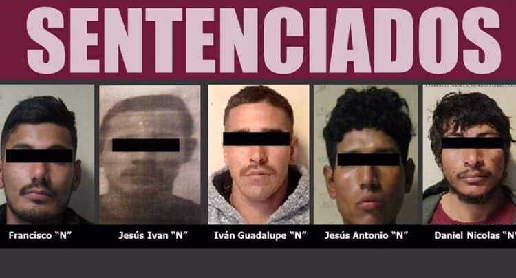 Multihomicidas de Cajeme pasarán más de 127 años en la cárcel