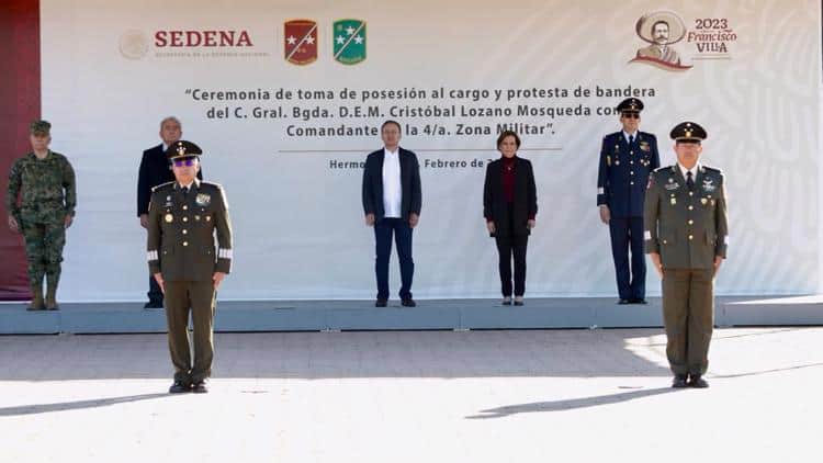 Cristóbal Lozano Mosqueda es nuevo comandante de la Cuarta Zona Militar