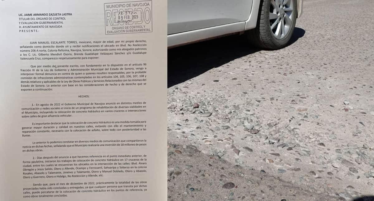 Barra de Abogados interpone denuncia por obra de cruceros de concreto