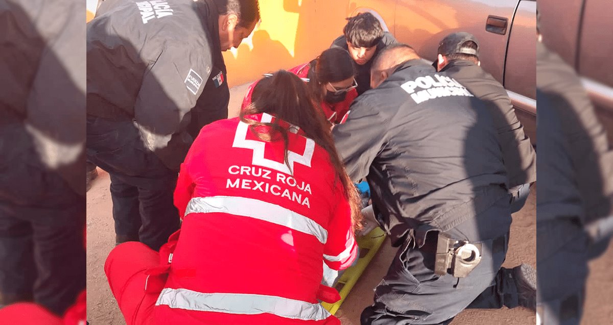 Hombre sufre infarto en Hermosillo; Policía Municipal lo reanima
