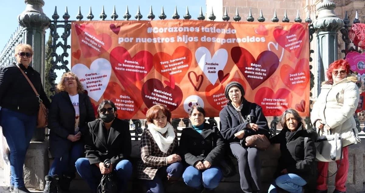 Los buscamos porque los amamos: madres de desaparecidos en San Valentín