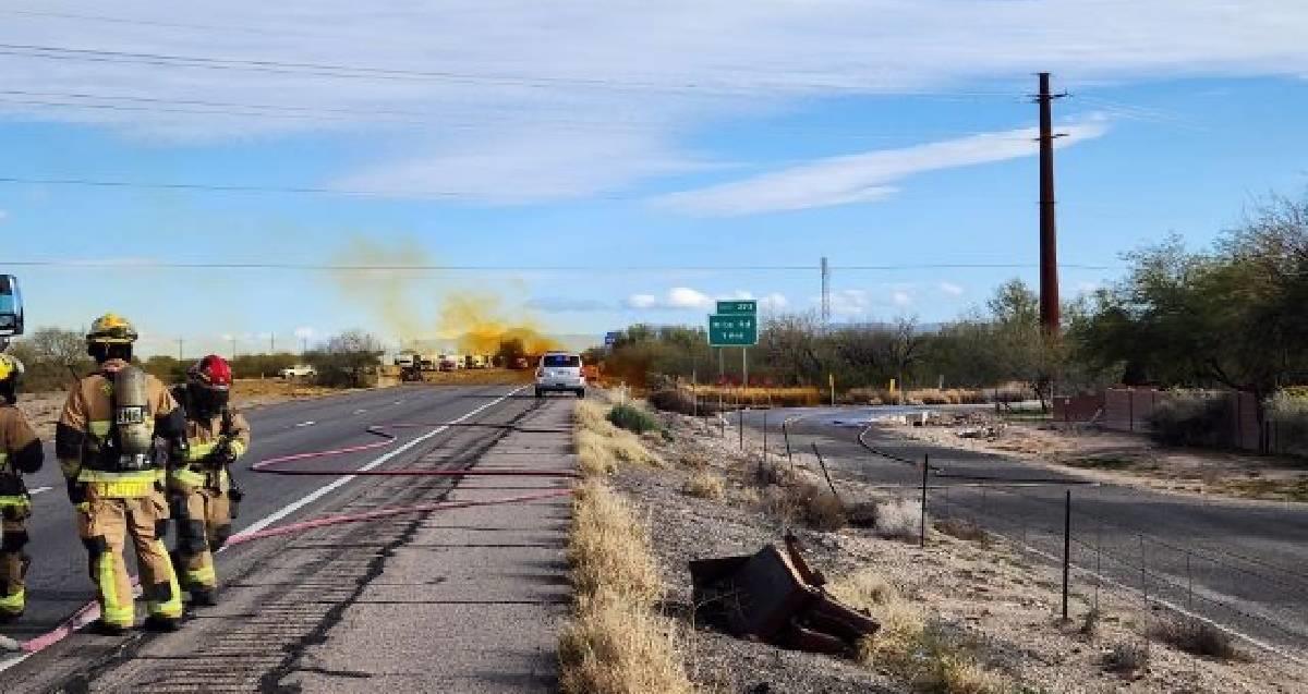 Accidente provoca derrame de sustancias tóxicas en Tucson