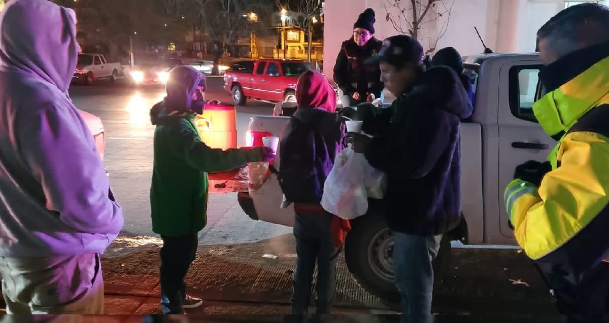 Resguardan del frío a indigentes en Nogales