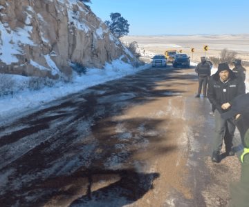 Reabren circulación en Sonora tras nevada