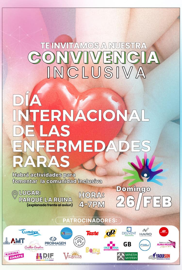 Mamás de Sonora te invitan al Día Internacional de las Enfermedades Raras