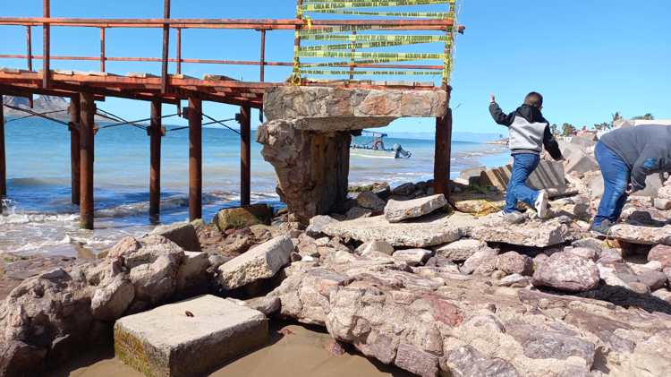 Piden rehabilitar el muelle de Bahía de Kino