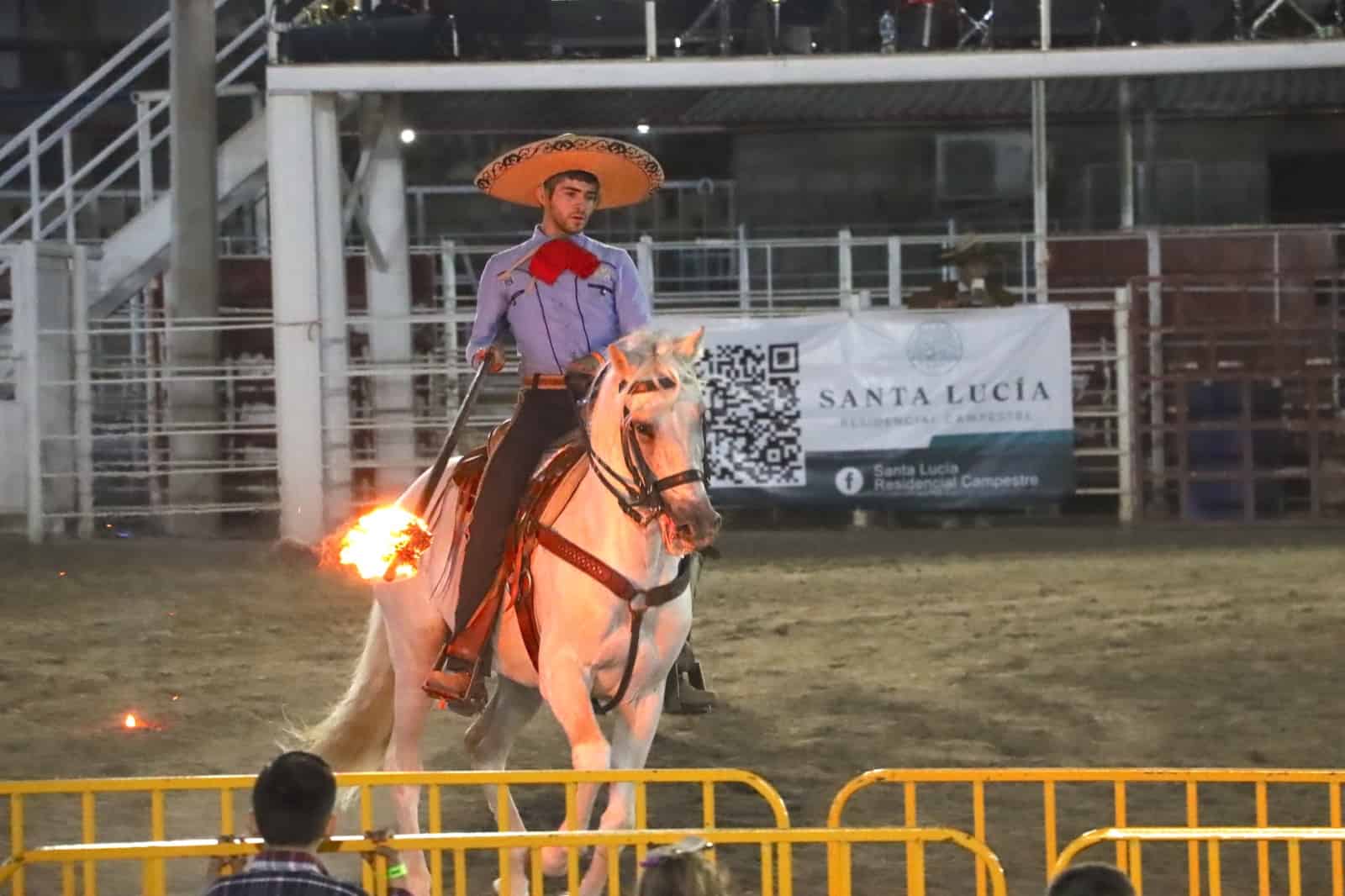 Disfrutan del Show Ecuestre Alta Escuela Domecq