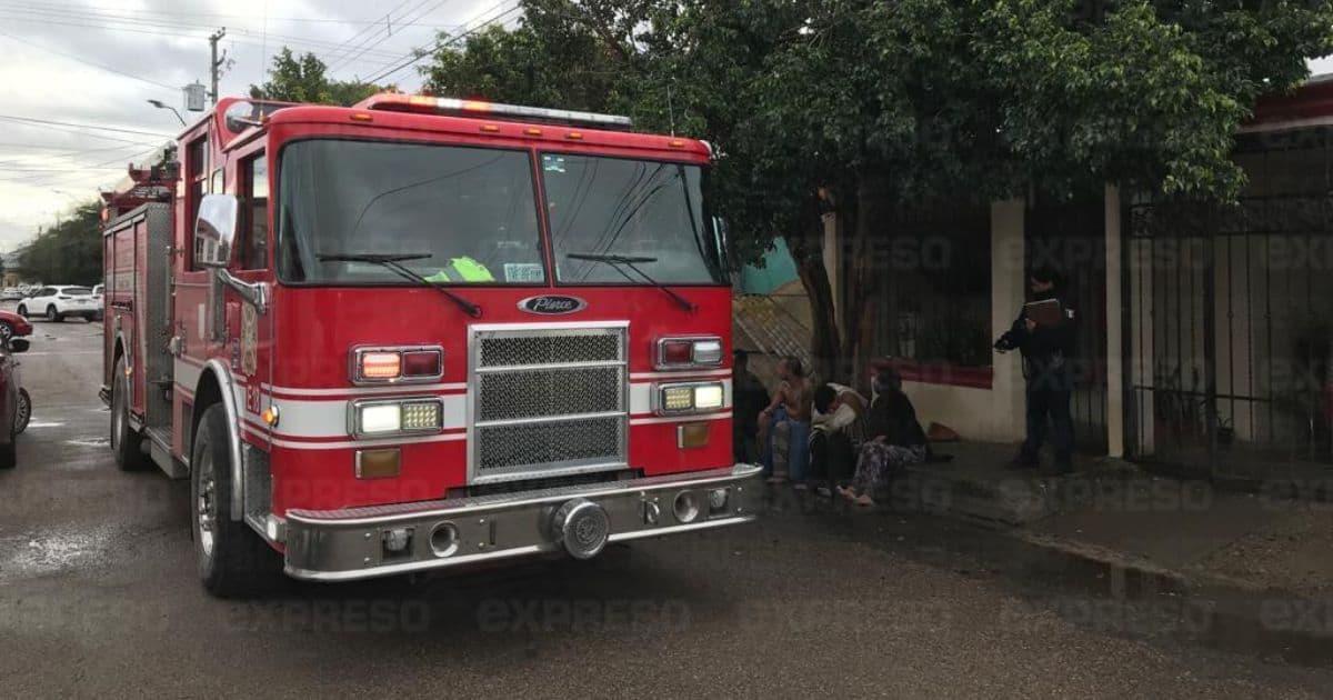 Rescatan a 4 personas de conato de incendio en la San Javier