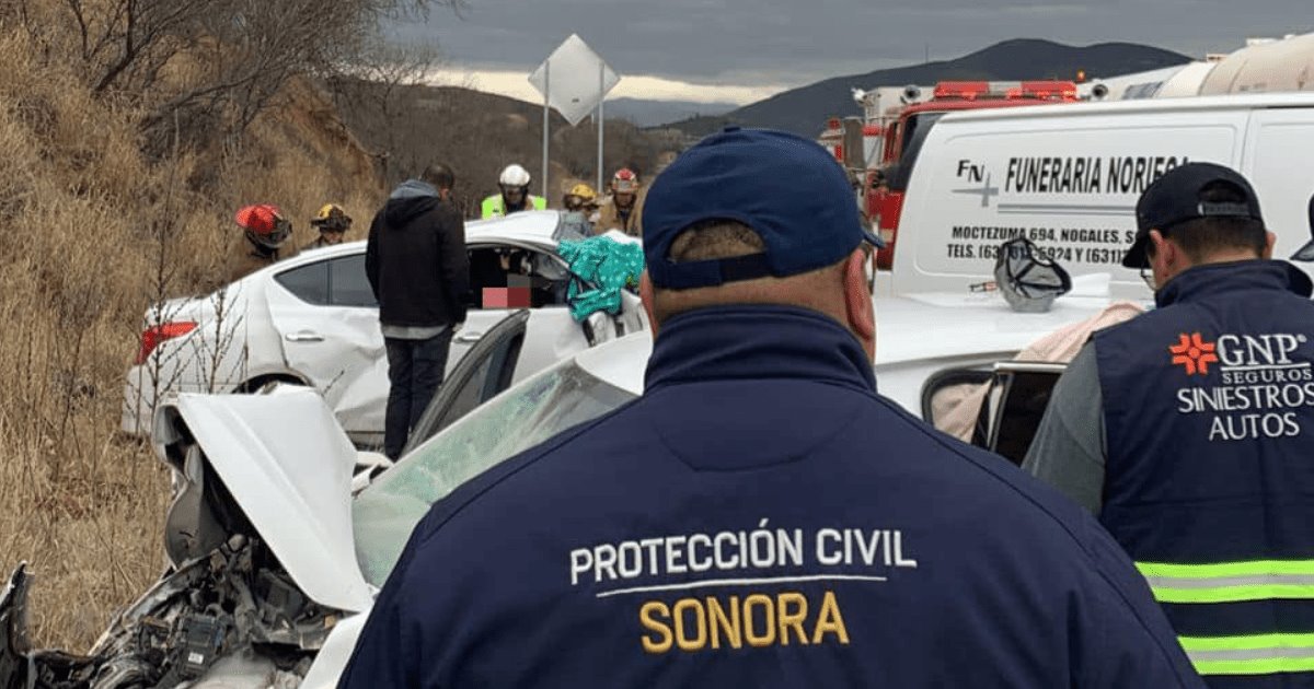 Hay un detenido por fatal accidente en carretera Nogales-Ímuris