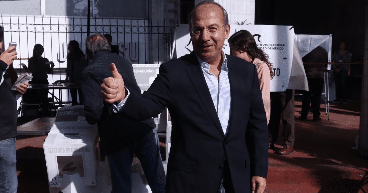 Felipe Calderón llama a marcha en defensa del INE el próximo 26 de febrero