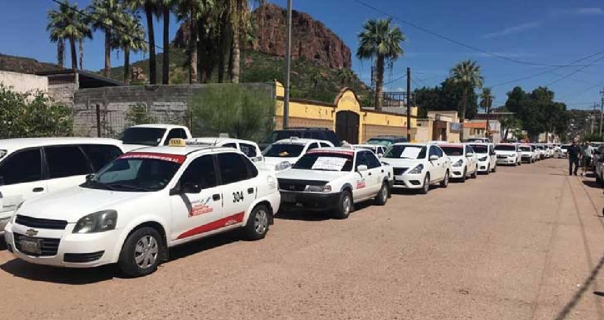 Sólo el 65% de los taxistas de Guaymas sigue los lineamientos del Imtes