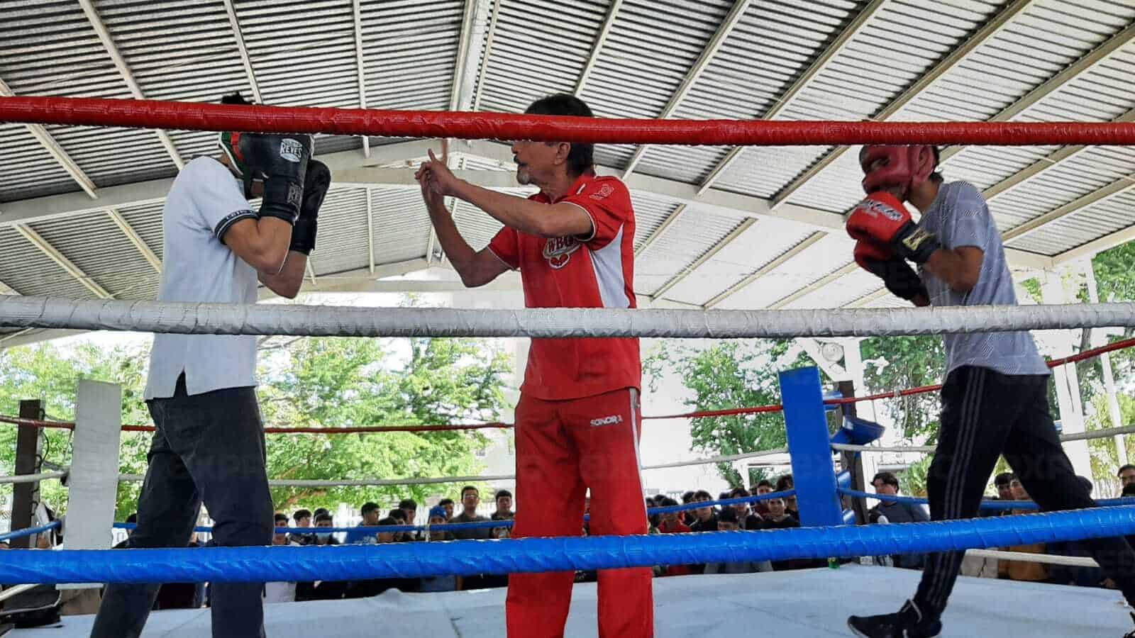 Combaten riñas escolares con taller de box en Cbtis 132