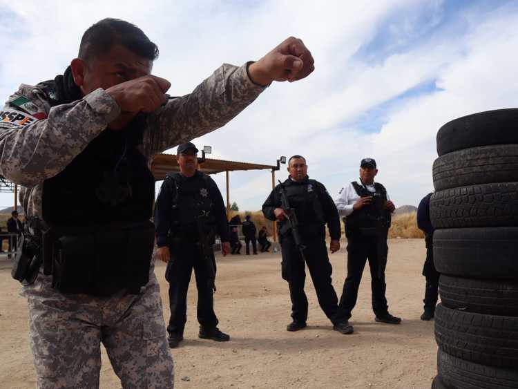 Policías de Hermosillo se ponen a prueba con Curso de Competencias Básicas