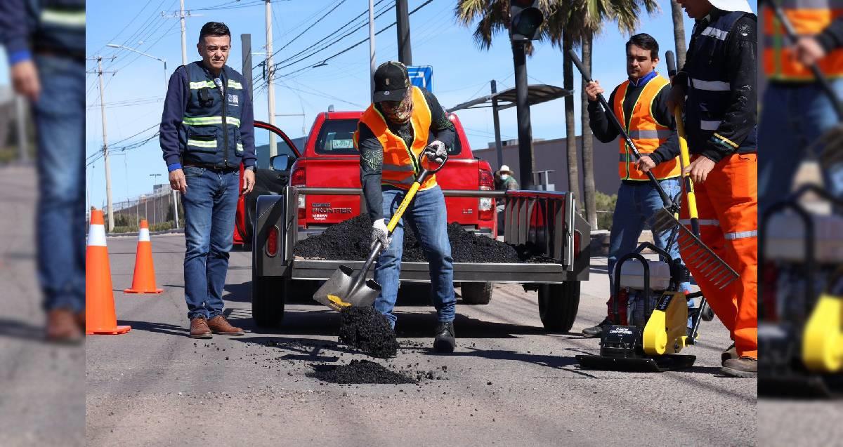 Nogales es el primer municipio en utilizar asfalto frío