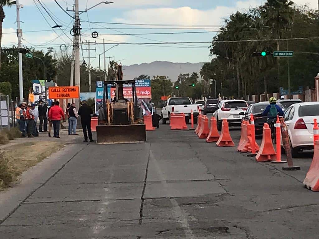 Arranca obra de modernización en Reforma y Colosio