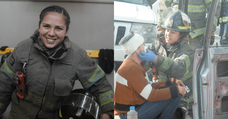 La bombera Lizeth hace de la labor parte de su plan de vida