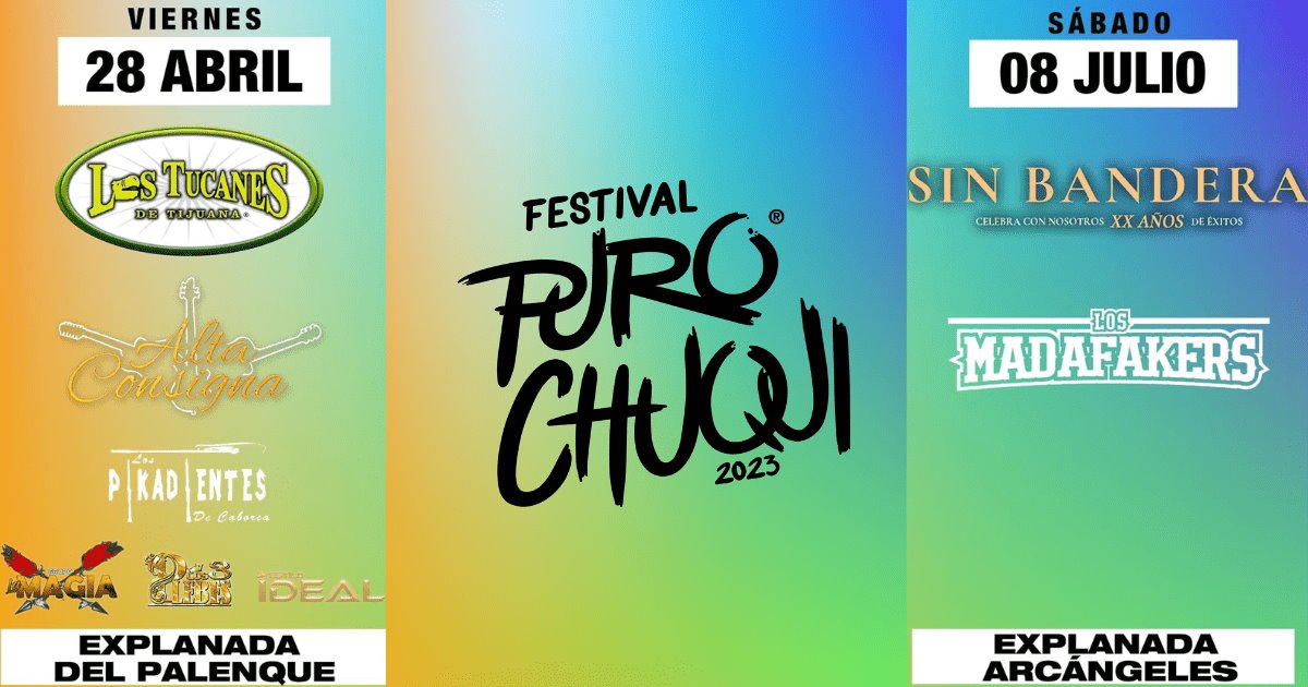 Reprograman festival Puro Chuqui en dos fechas diferentes