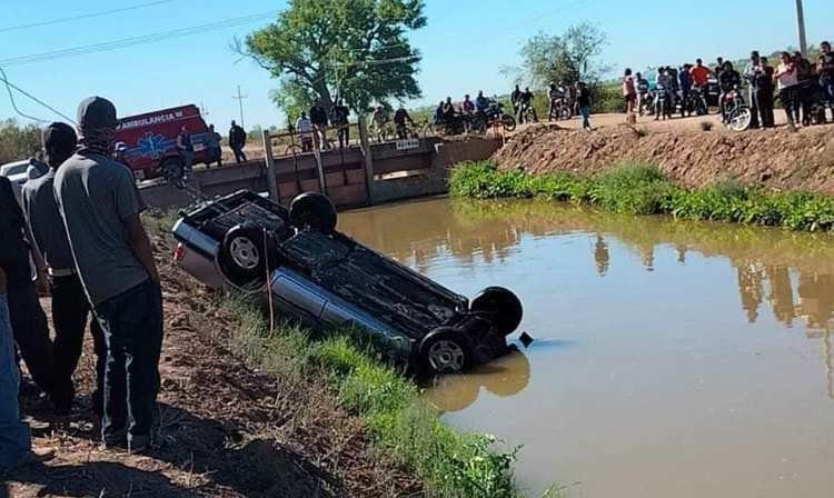 Mueren 6 personas ahogadas en trágico accidente en canal de Navojoa