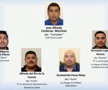 DEA tendría identificados a líderes del Cártel del Golfo en Matamoros