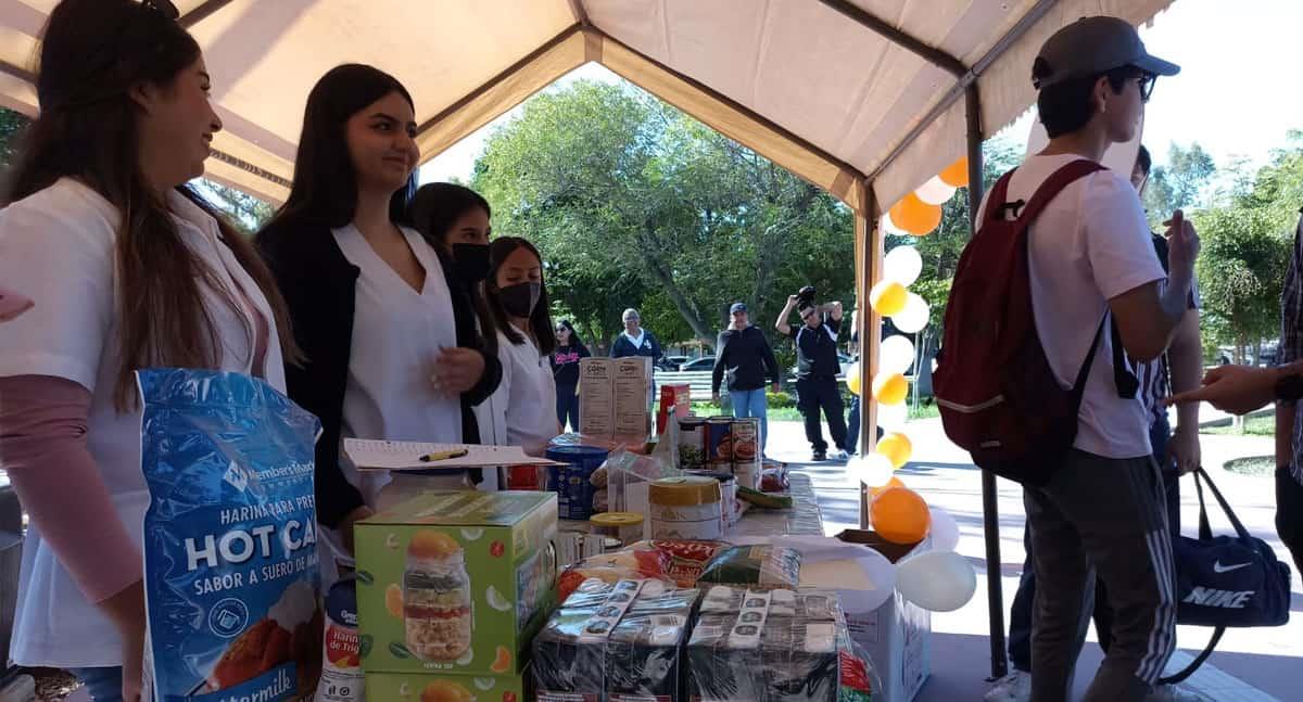 Alumnos de Ciencias Nutricionales organizan colecta de alimento